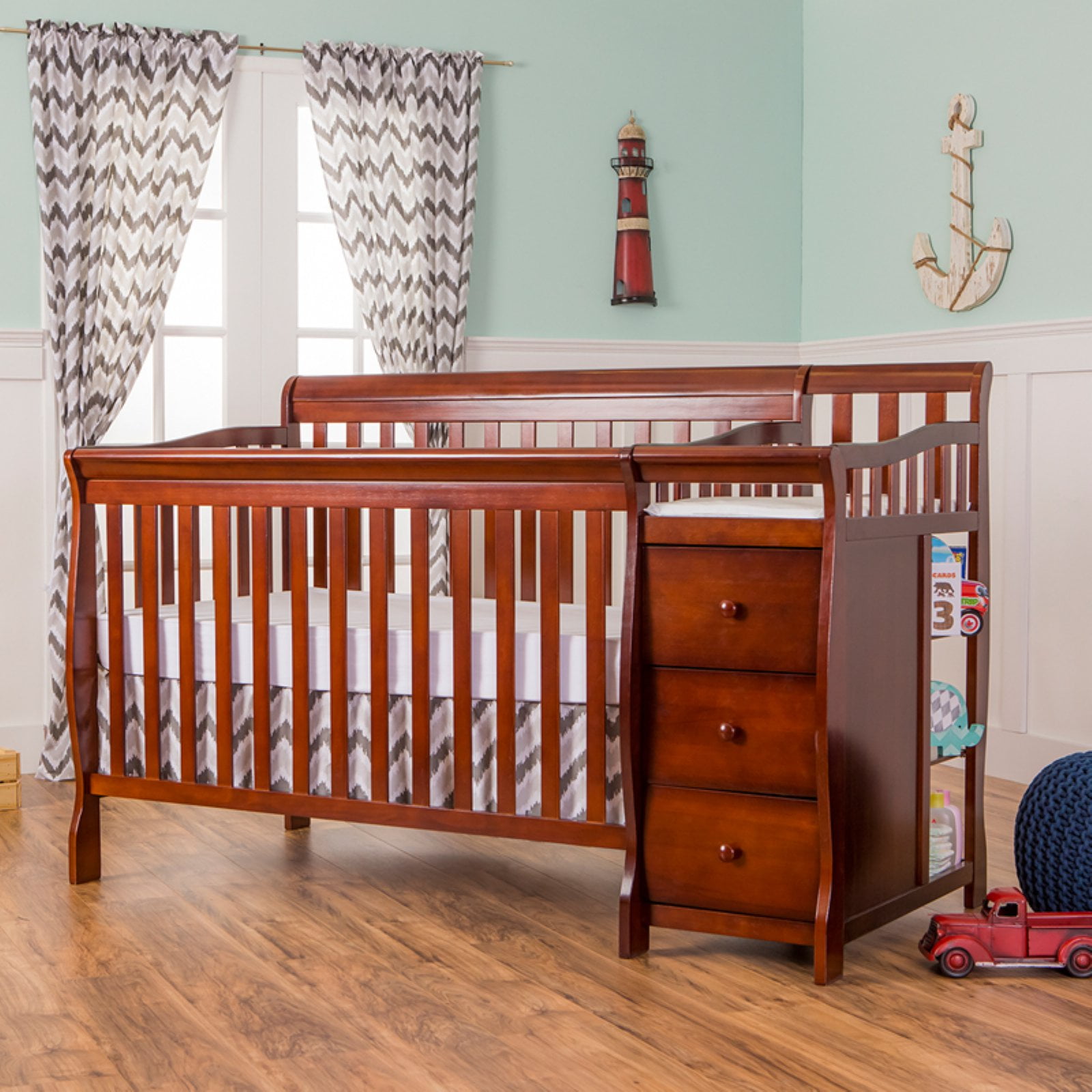 Dream On Me Brody 4 In 1 Crib Changer Combo Espresso Box 2 Of 2