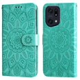 thumbnail image 3 of Funda tipo cartera GANGXUN para OPPO Find X5 , diseño girasol, cuero PU, soporte, cierre magnético, tarjetero, 3 of 5