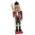 thumbnail image 1 of TISHITA 25cm Hand Painted Nutcracker Model Christmas Tabletop Ornament Style3, 1 of 8
