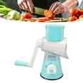 thumbnail image 4 of Vegetable Grater, Stainless Steel Blades Washable Save Time Manual Vegetable Chopper Effortless  For Kitchen, 4 of 8