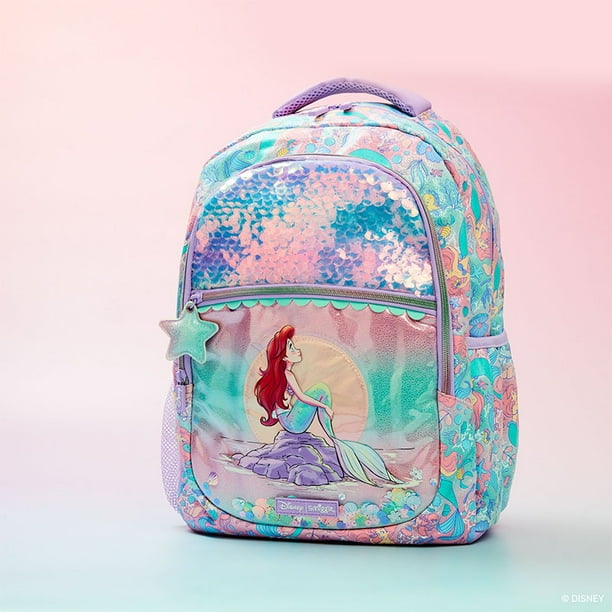 Mochila De La Sirenita arielpara niños y niñas, bolsa divertida de Anime de 30cm x 42cm x 13cm, regalo