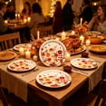 thumbnail image 4 of Gqtwoy 20Pcs Thanksgiving Paper Plates, Disposable Tableware, Festive Pumpkin and Maple Leaves Patterns, Perfect for Fall Harvest Party Celebrations, Eco-Friendly and Convenient for Gatherings, 4 of 6