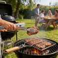 thumbnail image 4 of NWOKYZGH Stainless Steel Fish Grill Basket for Outdoor BBQ, Heavy Duty Lockable Grilling Rack for Fish Vegetables Steak Veggies Shrimp Meat, Portable Campfire Cooking Mesh Grate Tool, 4 of 6