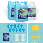 Bond Craftor Deep Pour Epoxy Resin Kit, High Gloss Mirror Finish Resin for Crafts & Home Projects, 3 gal