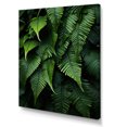 thumbnail image 2 of Designart "Ferns Plant Monochrome Euphony II" Floral & Botanical Wall Art Print, 2 of 5