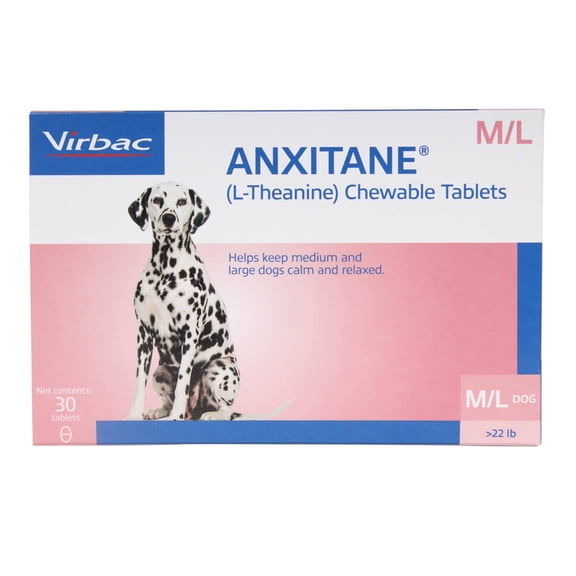 Anxitane M & L  (L-Theanine)  for Dogs  30 Tablets