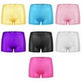 thumbnail image 7 of Toddler Girls Gymnastics Shorts, Sparkle Tumbling Dance Athletic Short Kids 3-8 Years, 7 of 7