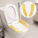 thumbnail image 4 of Asiento de inodoro para decoración del hogar, grueso y con asa, para invierno, lavable, de punto, para baño, 4 of 4