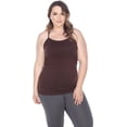 thumbnail image 3 of White Mark Universal PS133-03 Plus Size Tank Top, Brown - One Size, 3 of 5