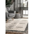 thumbnail image 4 of Nuloom Cotton 5' X 8' Rectangle Area Rugs In Ivory Finish 200RAHT01A-508, 4 of 7