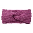 thumbnail image 1 of Minnieouse Diadema de ganchillo banda para la cabeza deportiva estilo Simple púrpura claro, 1 of 6