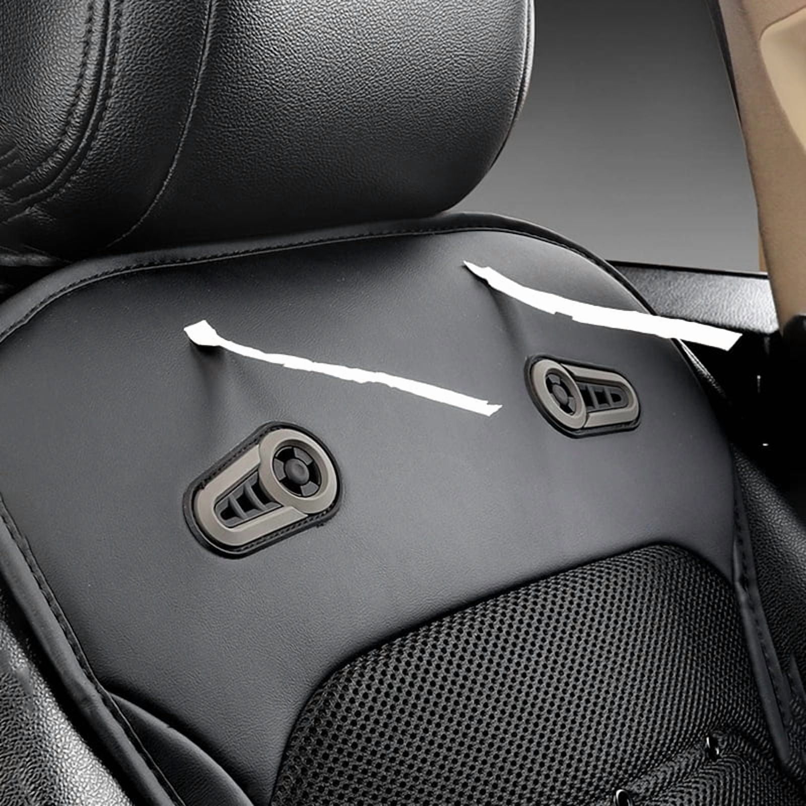 Cooling Car Seat Covers Front Seats, Black 12V Cooling Car Seat Cushions, Front Seat Covers for Cars SUV Universal