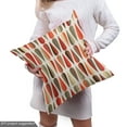 thumbnail image 4 of Ambesonne Geometric Fabric by the Yard Upholstery, 70s Retro Style, 2 Yards, Multicolor, 4 of 4