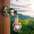 thumbnail image 2 of DIY Dot Diamond Keychain Diamond Art Painting Spring Creative Design Diamond Acrylic Keychain Set (Double-Sided Dot Diamond)设计款-Spring Gnome, 2 of 7