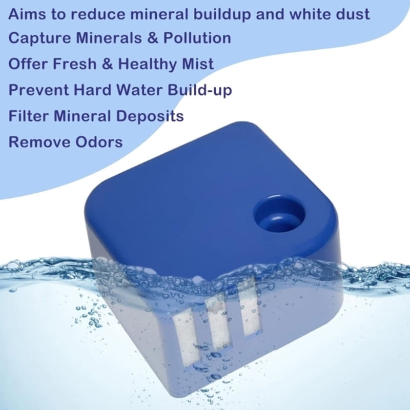 4Pcs Demineralization Replacement Cartridges PDC51V1 Humidifier Filter for V4600 V5100 VUL575 Models Easy to Install