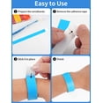 thumbnail image 4 of Pulseras adhesivas de colores impermeables BEVTEE, 500 piezas, 4 of 6