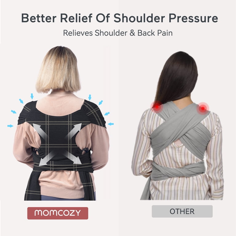 Easy-Wear Baby Wrap Carrier with Adjustable Sizing photo 2