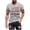 Gray, variant on Mens Fourth of July Shirt Usa 250Th Anniversary Patriotic T-Shirts American Flag Tops Round Neck Short Sleeve Printed Tees