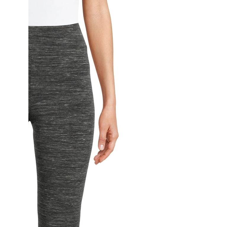 Time And Tru Women's High Rise Ankle Knit Leggings, 27 Inseam, Available  in 1-Pack, 2-Pack, 3-Pack 