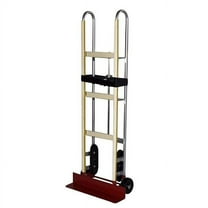Milwaukee Hand Truck DC40187 Aluminum Appliance Truck with Ratchet Tightener, Black