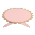 thumbnail image 1 of OULII Support de Gâteau en Papier Rose pour Mariage et Action de Grâce 1Pcs, 1 of 8