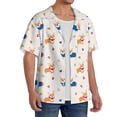 thumbnail image 2 of Logiee Corgi Dog And Heart Print Men's Button Down Shirts Short Sleeve, Summer Beach Shirts,Vacation Wedding Shirts,Men's Casual Button-Down Shirts with Pocket-3X-Large, 2 of 5