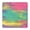 Colorful Tie Dye, variant on Colorful Tie Dye Pattern Square Fitted Tablecloth with Elastic Edge,Square Table Cover,Washable Elastic Table Cover for Home Kitchen Party Decor 34"x34"