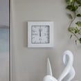 thumbnail image 2 of DecMode 12" White Metal Embossed Wall Clock, 2 of 7