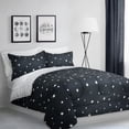 thumbnail image 1 of Safdie & Co. Édredon Ens 2PC T Étoiles Noir, 1 of 2