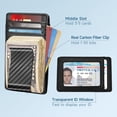 thumbnail image 2 of Monedero Travelambo, de piel, con bloqueo RFID, negro, 2 of 7