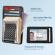 thumbnail image 2 of Monedero Travelambo, de piel, con bloqueo RFID, negro, 2 of 7