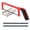Red, variant on 6'' Mini Hacksaw and Mitre Block Set, Compact Hand Operated Hack Saw with 2 Spare Blades, Aluminum Cutting Saw Hack Saws for Metal, Used to Cut Drywall, Wood, Metel, Plastic (Yellow)