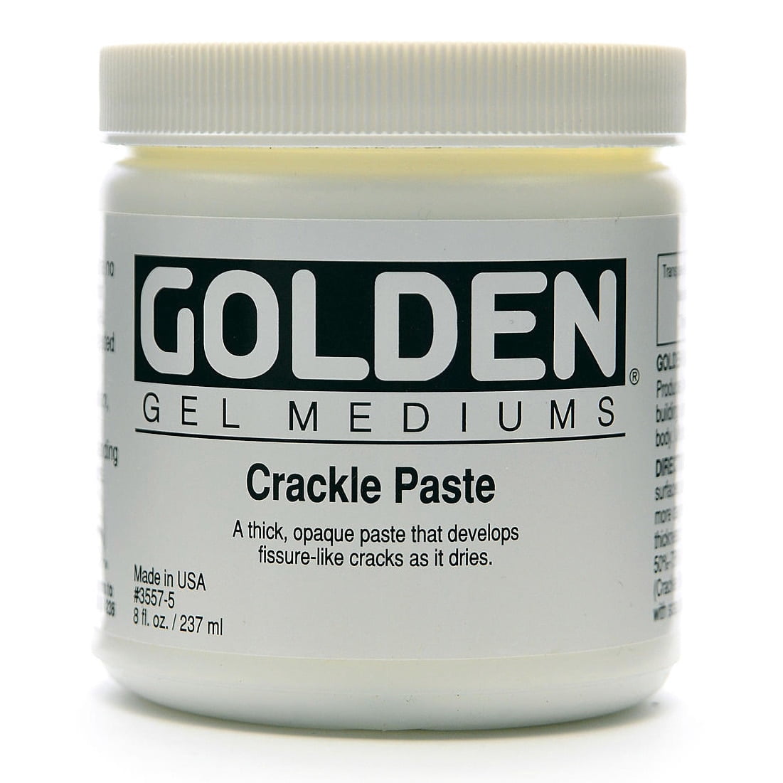 Golden Artist Colors, 16 oz, Crackle Paste
