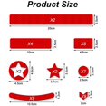 thumbnail image 2 of Bicycle Reflectors, Bicycle Stickers Reflective Stickers, 42 Pieces Bicycle Stickers Reflective Tape, Reflective Sticker Clothes, For Kids Scooters Bicycles Helmet Strollers, 2 of 5