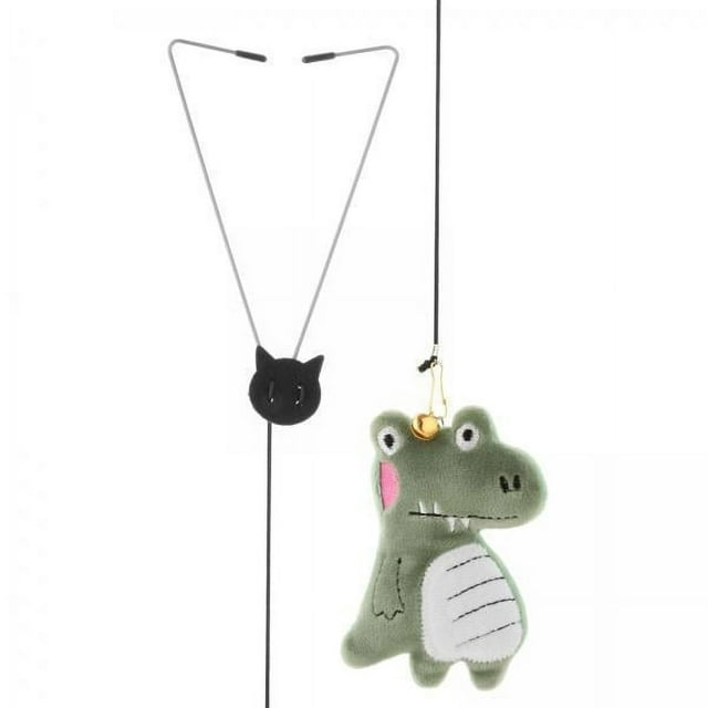 Colección interactiva de juguetes para gatos para mascotas juguetonas - Azul medianoche , Verde oscuro, 2 piezas