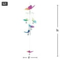 thumbnail image 2 of Zingz & Thingz Rainbow Butterfly Wind Chimes 10x10x0.75", 2 of 2