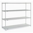 thumbnail image 2 of Nexel Wire Shelving, Poly-Z-Brite, 54"W x 21"D x 63"H, 2 of 4
