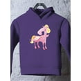 thumbnail image 3 of Pink Pegasus Hoodie Toddler -Image by Shutterstock,  4 Toddler, 3 of 4