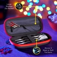 thumbnail image 3 of Casemaster Warden Dart Case, Holds 3 Darts and Accessories, Red, 3 of 8