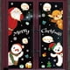 thumbnail image 3 of Pegatinas estáticas de dibujos animados para ventana, decoración navideña, Papá Noel, alce, regalo, corona de copo de nieve, pegatina de pared reutilizable, Feliz Navidad, 3 of 3