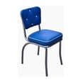 thumbnail image 2 of Button Tufted Diner Chair - Metal Frame - 19.5"D x 15.5"W x 31.5"H, 2 of 3
