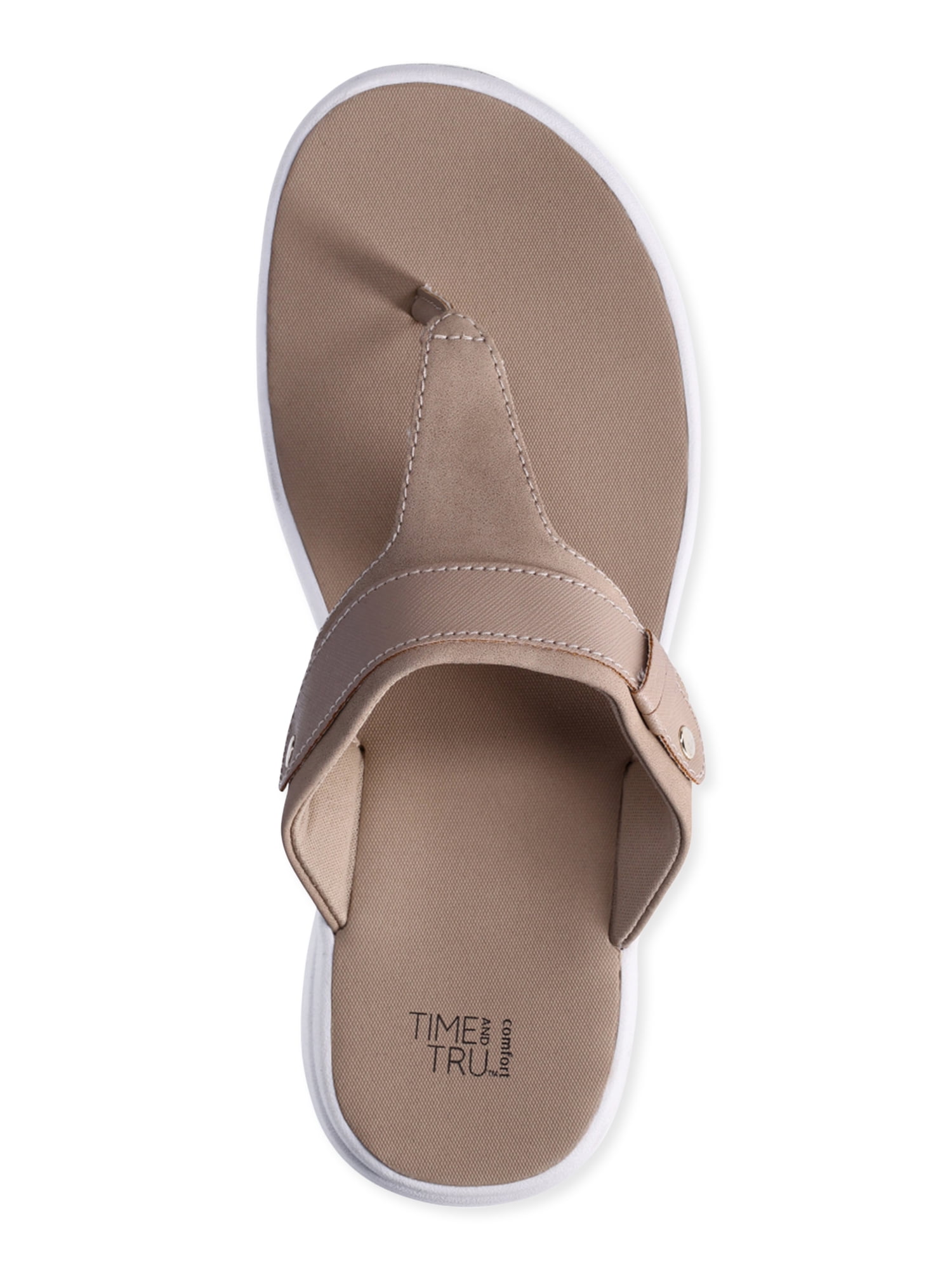 Time and Tru Women's Flat Comfort Flip Flop