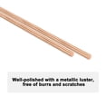 thumbnail image 4 of Uxcell 5-Pack Copper Round Rod 1.5mm x 250mm T2 Copper Stock, 4 of 7