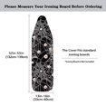 thumbnail image 6 of HELLHERO Spider's web Eyeball Iron Padding Cover Hook and Loop Fasteners Household Scorch Guard Ironing Board Protective Cloth (15x54), 6 of 6