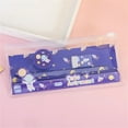 thumbnail image 2 of BINGLI Report Cute Stationery Set with Reusable Transparent Organizer Case - Includes Pencil, Ruler & Eraser, Portable Office Supplies, Fun Gift for Drawings, 2 of 6