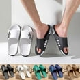 thumbnail image 2 of EVA Non-Slip Slippers for Men and Women, Available in Multiple Sizes (36-46) and Colors (Green, Coffee, Black, White, Blue), Comfortable and Lightweight for Casual, Beach, School, and Outdoor Use, 2 of 9