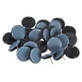thumbnail image 1 of Uxcell 24-Pack Deslizadores de Muebles con Clavo, 1.2" (30mm) Almohadillas Deslizadoras Redondas para Protectores de Piso de Patas de Muebles [Gris], 1 of 1