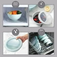 thumbnail image 5 of Cook with Color Mixing Bowls with TPR Lids - 12 Piece Plastic Nesting Bowls Set includes 6 Prep Bowls and 6 Lids, 5 of 9