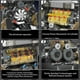 thumbnail image 4 of Set de bloques de construcción Mould King 10131 W16 con motor V8, 4 of 8
