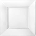 thumbnail image 2 of EcoQuality 6.5 inch White Pearl Square Dessert Plate – Elegant, Durable & Disposable Small Plates for Parties, Weddings & Events – Perfect for Serving Desserts, Appetizers & Snacks (90), 2 of 3